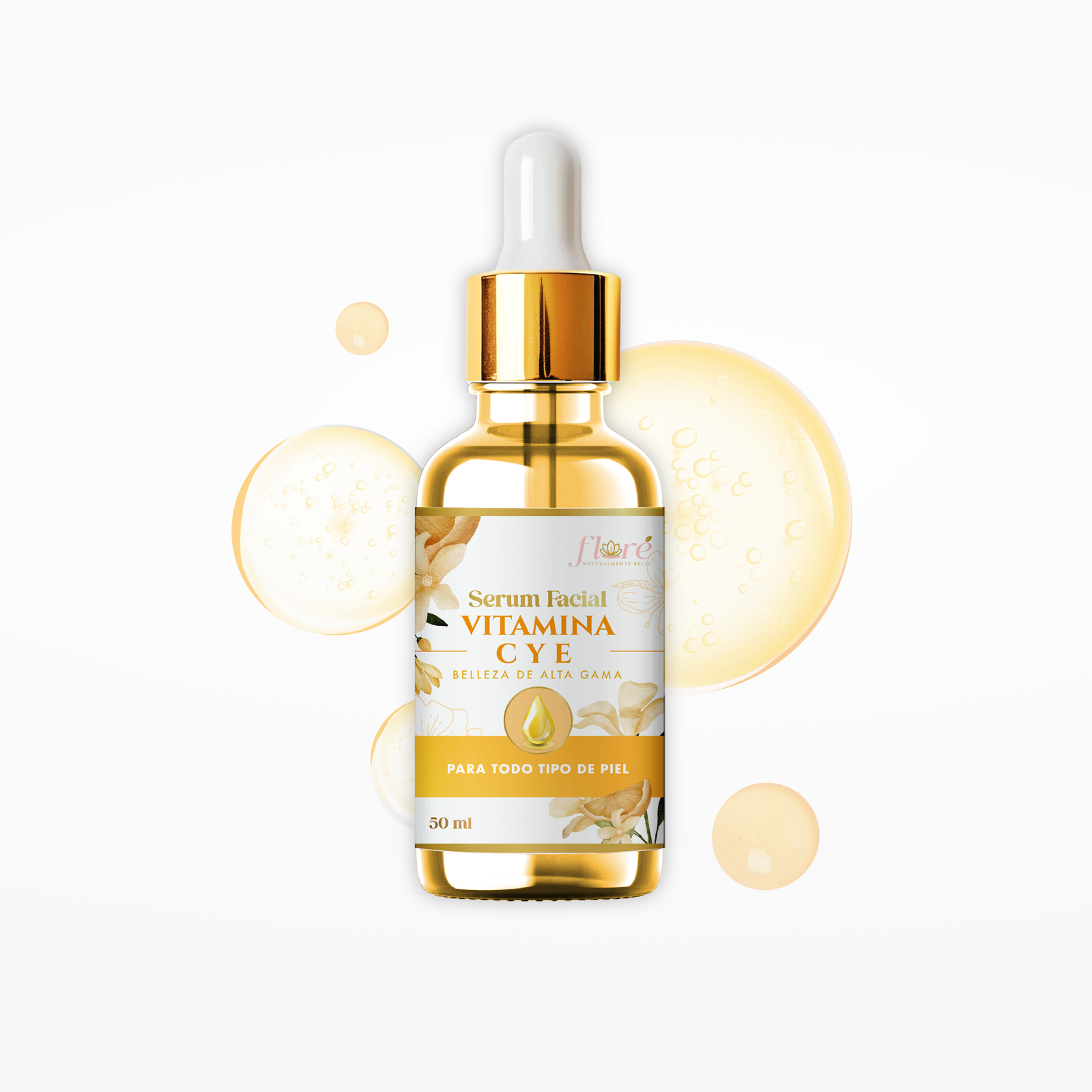Serum facial vitamina C y E